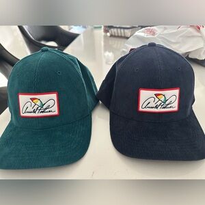 The cutest matching Arnold Palmer, corduroy hats!